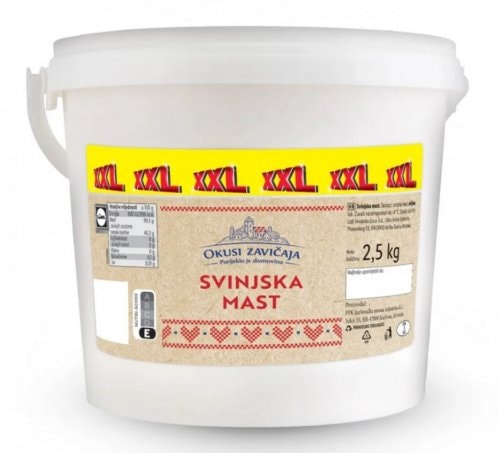 Svinjska mast xxl 2,5 kg