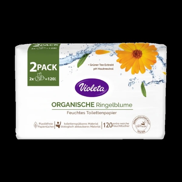 Vlažni toaletni papir 2*60 kom Violeta