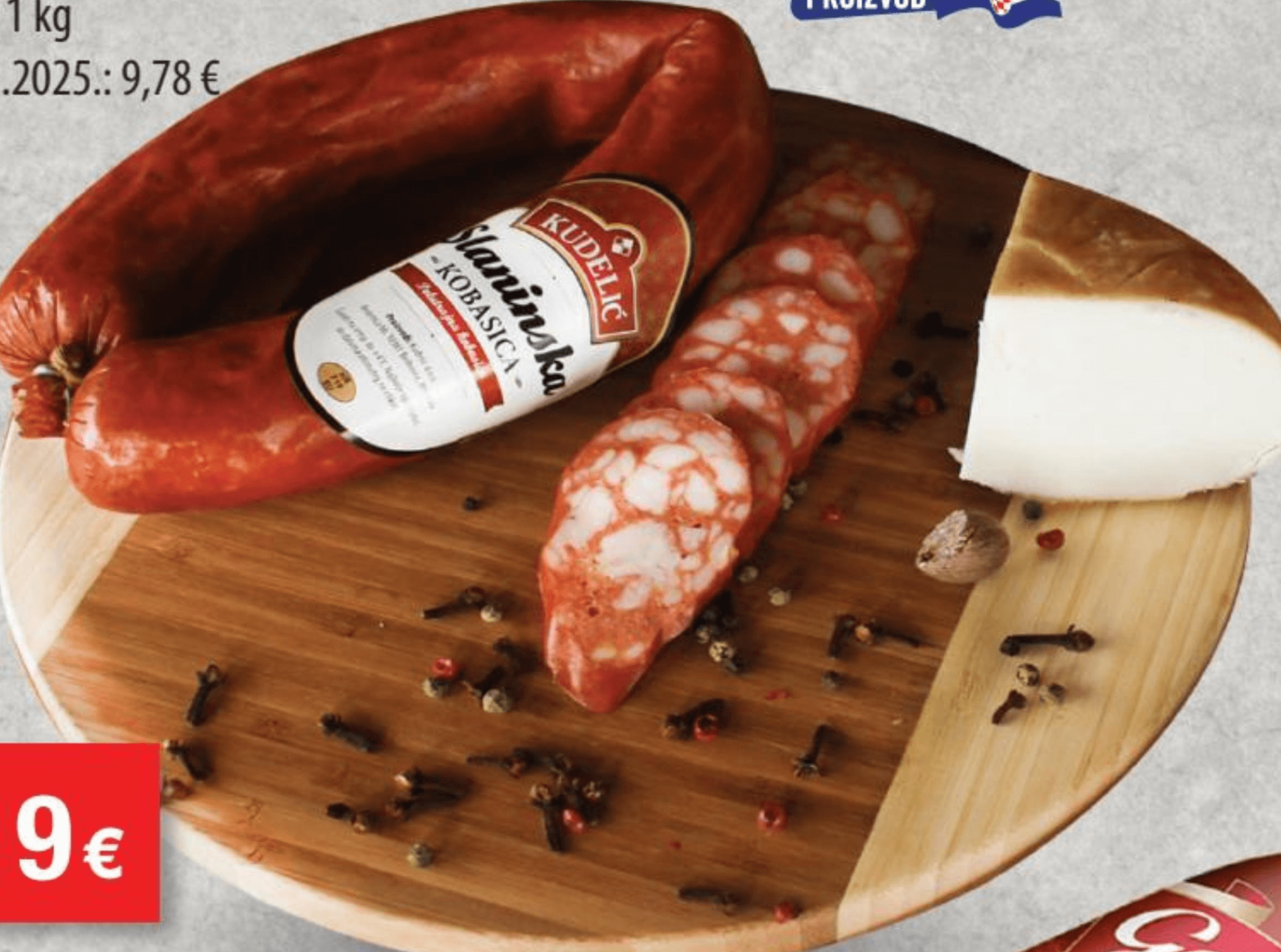 Kobasica slaninska 1 kg