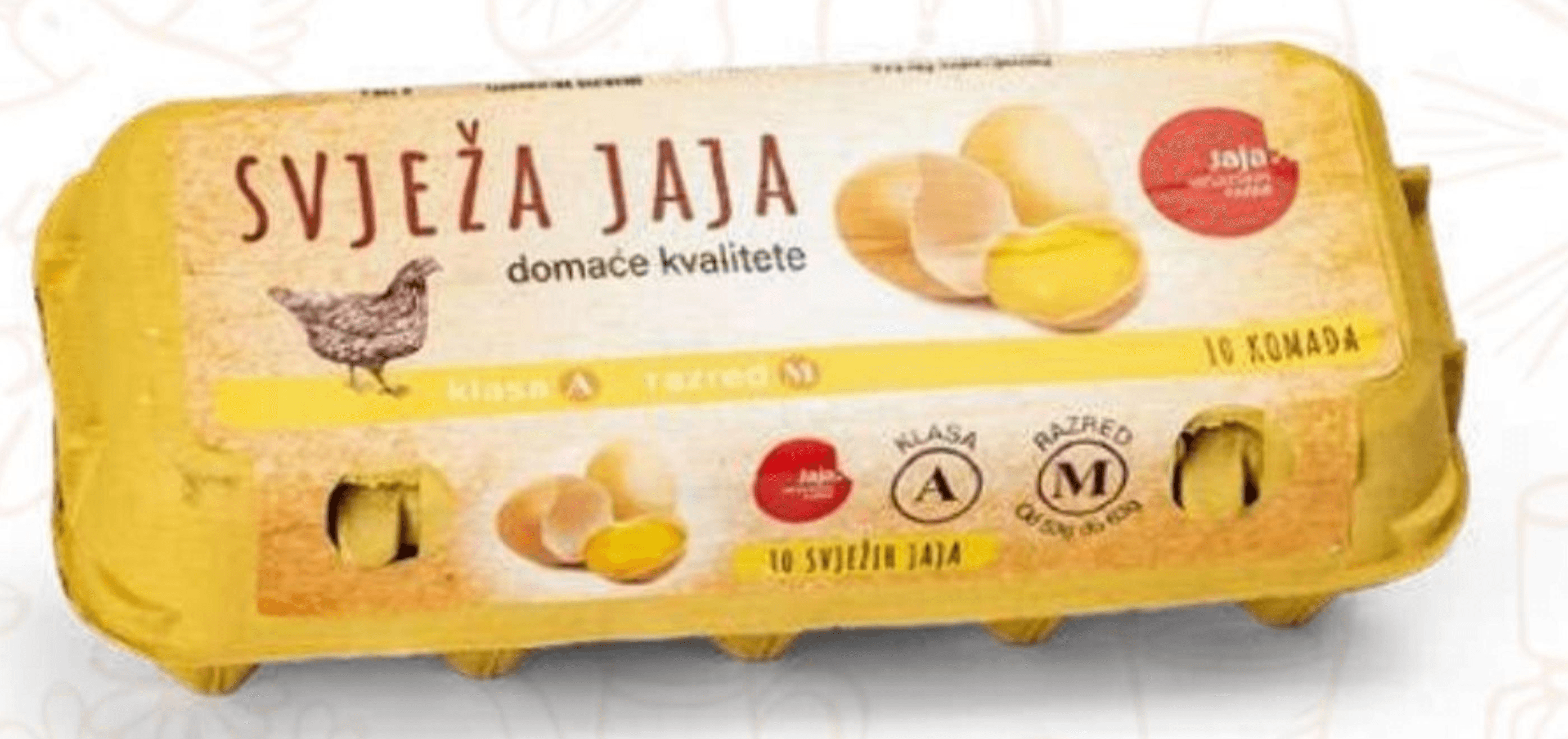 Svježa jaja m 10 KOM