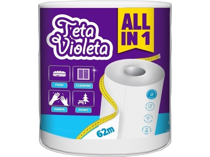 Papirnati ručnik 1 rola 2 sloja Violeta
