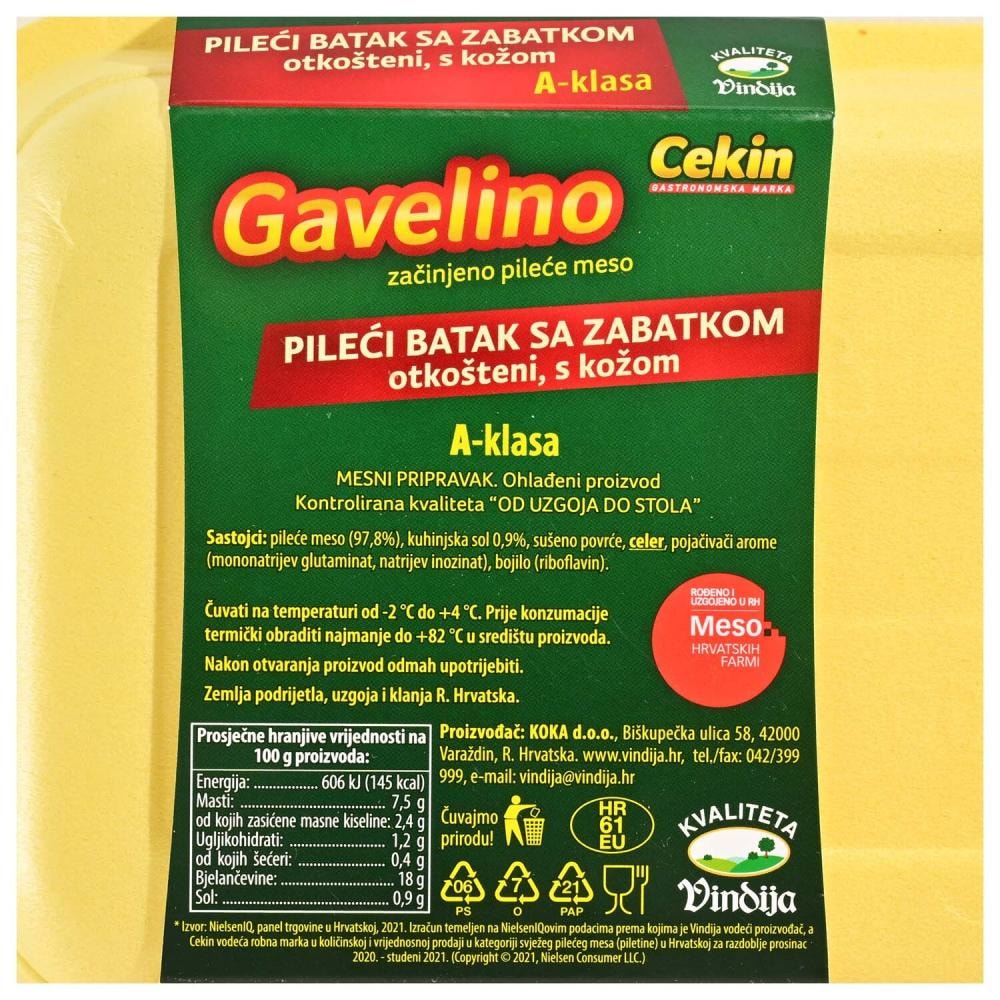 Gavelino otkošteni batak sa zabatkom 1 kg