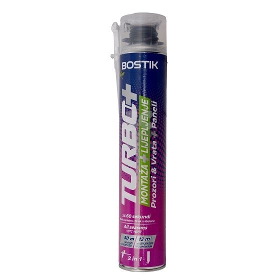 Pjena montažna turbo 2u1 750 ml