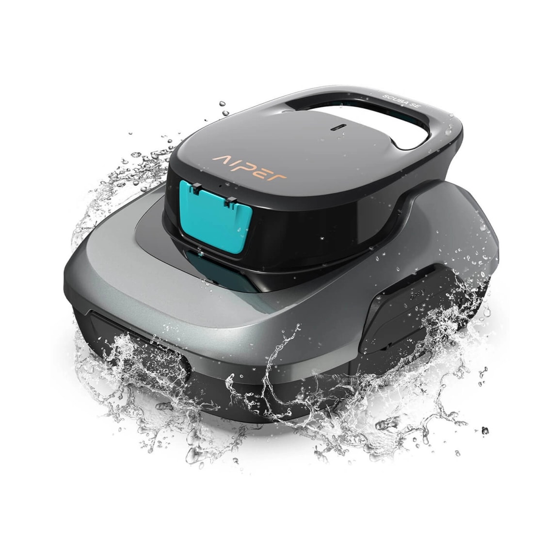 Robot usisavač za bazen scuba se sivi