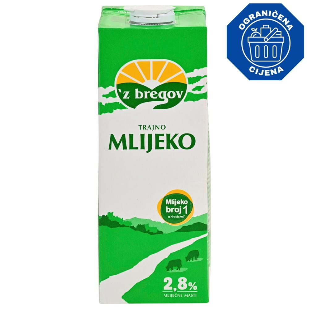 Trajno mlijeko 1l Vindija