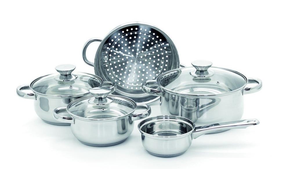 Set inox posuđa fascinosa 8-dijelni, 1 set