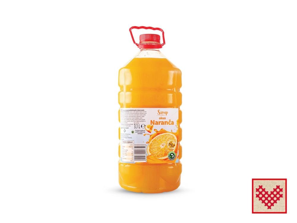 Sirup od naranče 3,1 L