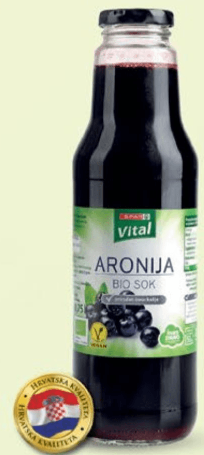 Bio sok aronija 750 ml