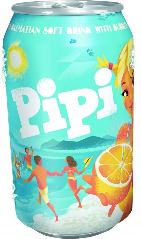Gazirano piće pipi od 0,33 L do 2 L