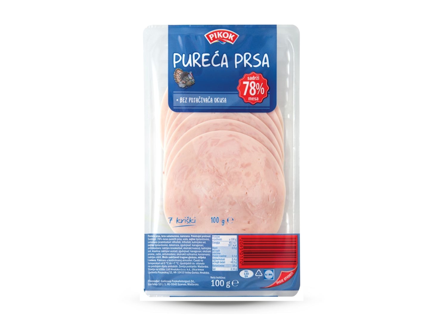 Pureća prsa 100 g