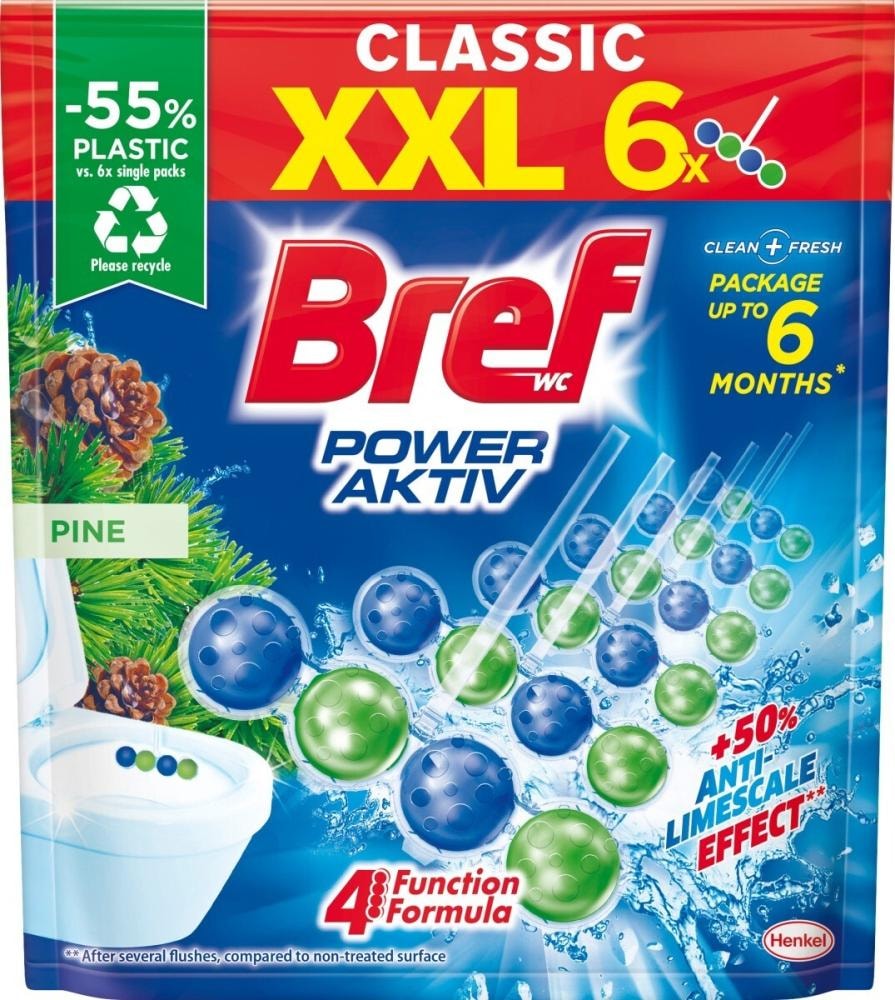 Osvježivač za wc školjku 6x50g / 5x50g