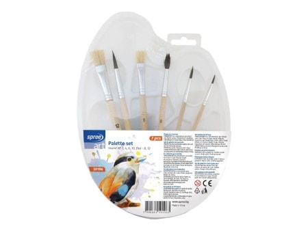 Paleta s kistovima 6 komada kistova