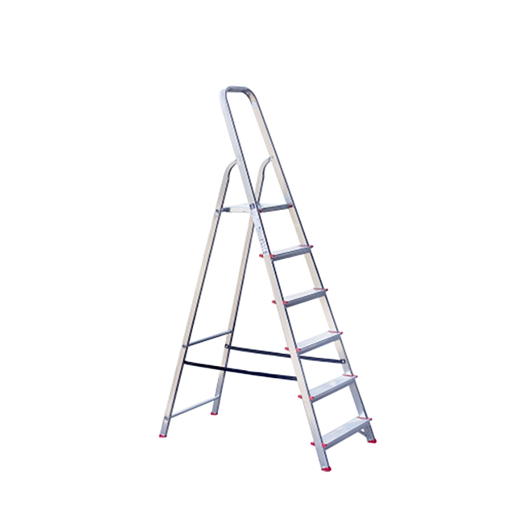 Ljestve aluminijske 5+1 gazište
