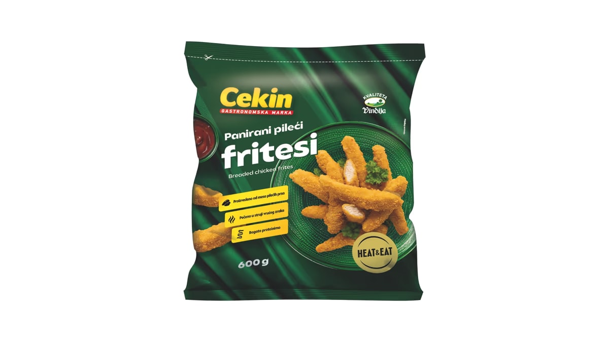 Panirani pileći fritesi 2x600 g