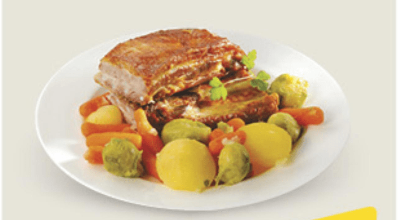 Pečena svinjska rebra 1kg