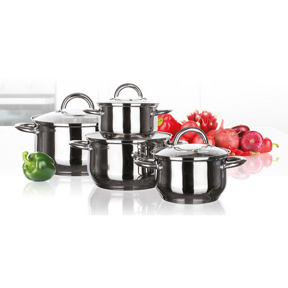 Set inox posuđa 10-dijelni, 1 set