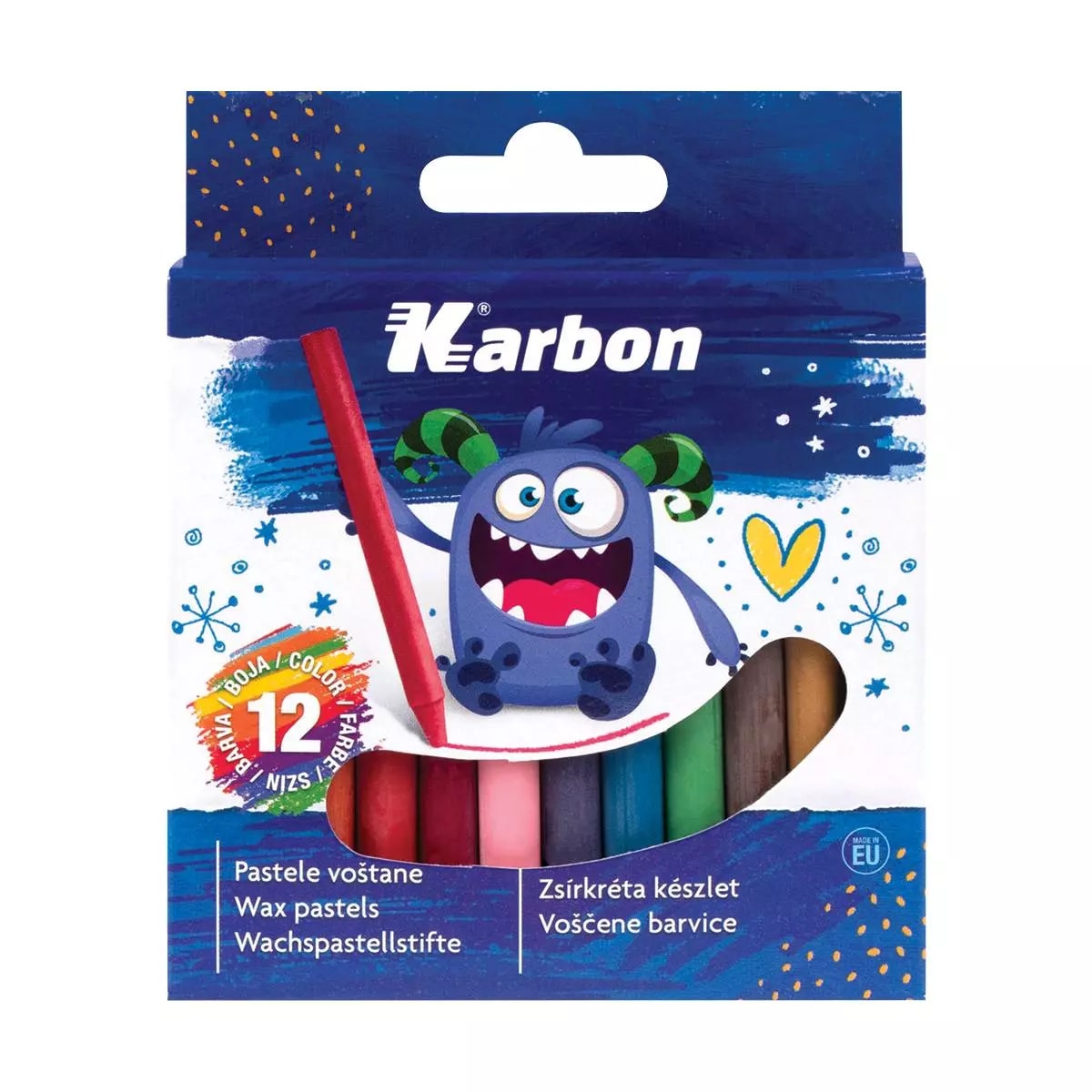 Pastele voštane karbon 12/1
