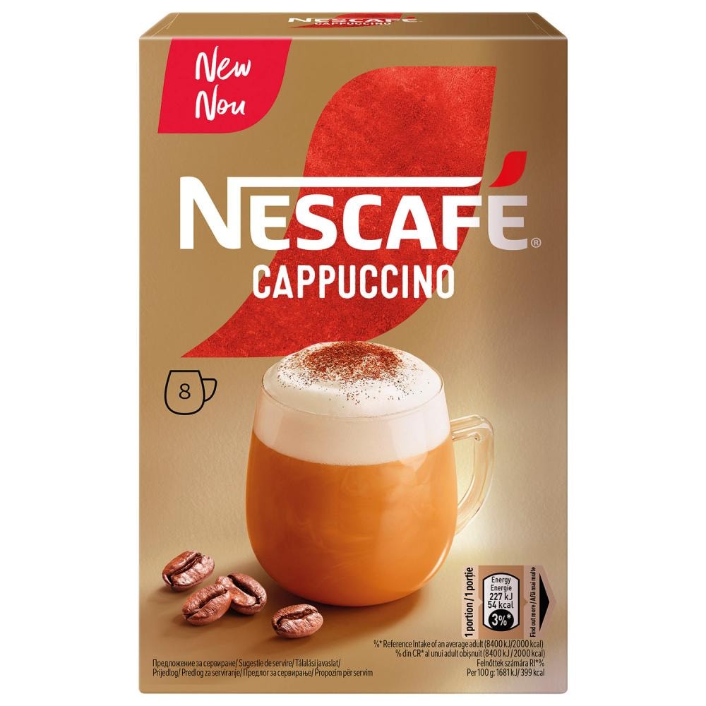 Nescafé cappuccino 8/1, pak Nescafé