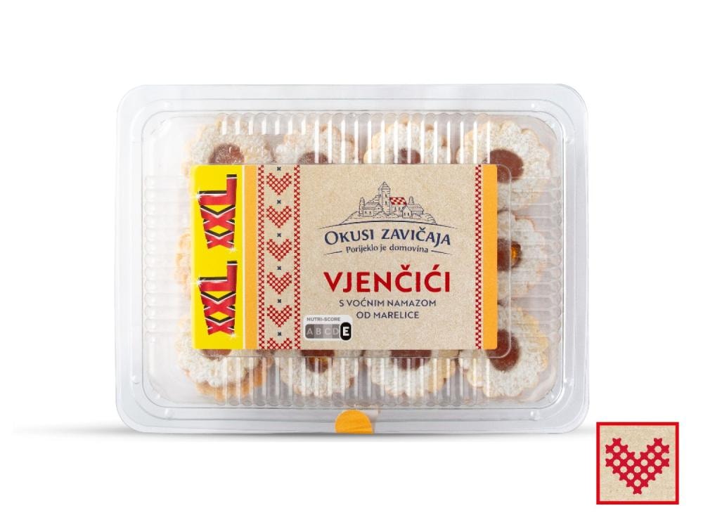 Vjenčići marelica xxl 800 g