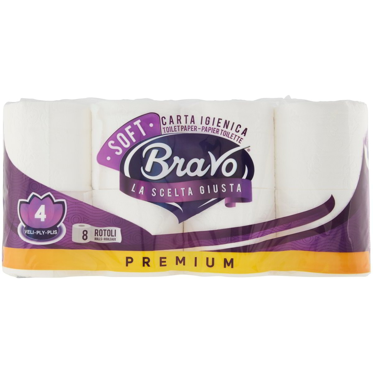 Bravo toaletni papir 8/1