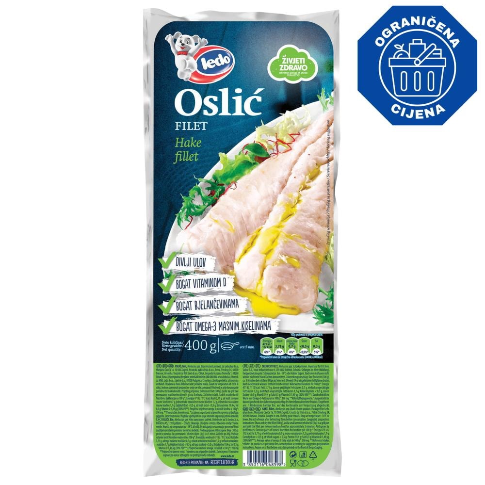 Oslić filet 400 g