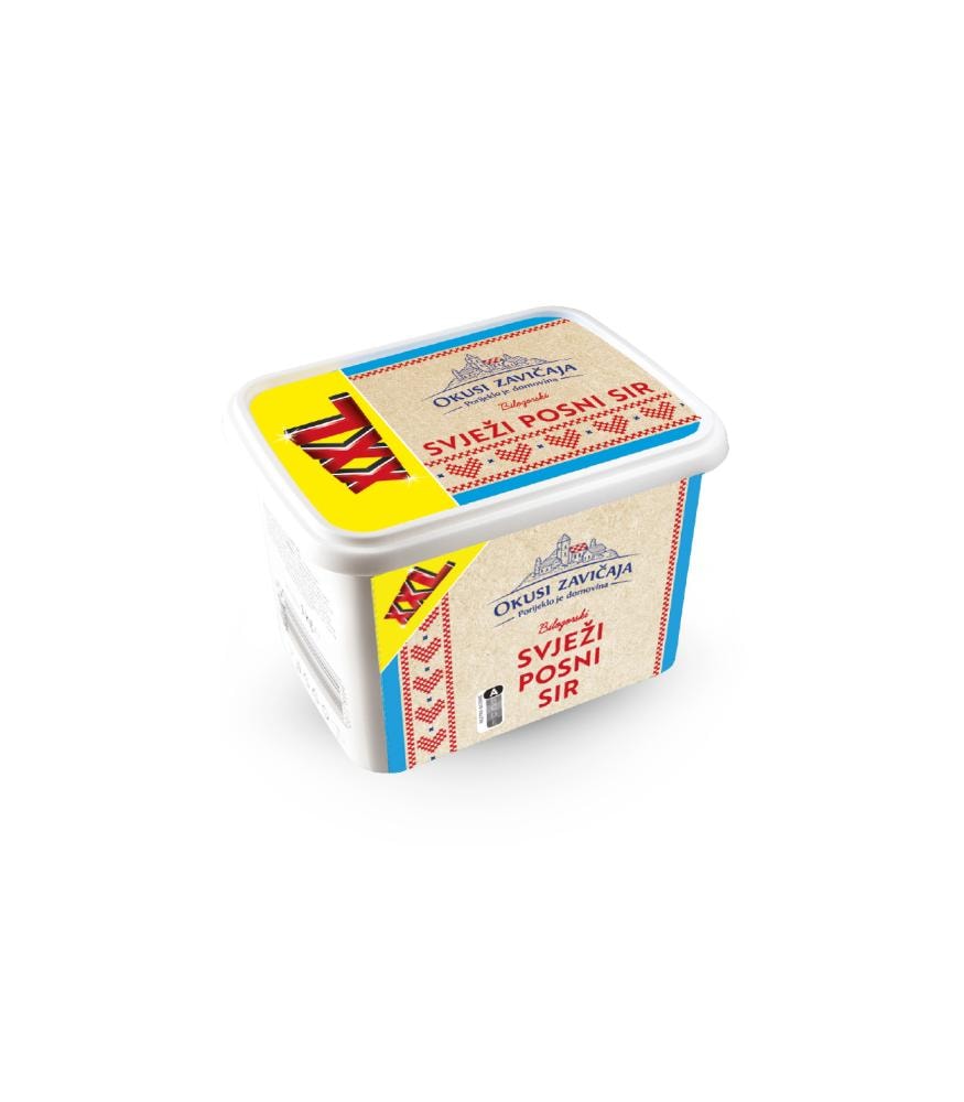 Svježi posni sir xxl 1 kg