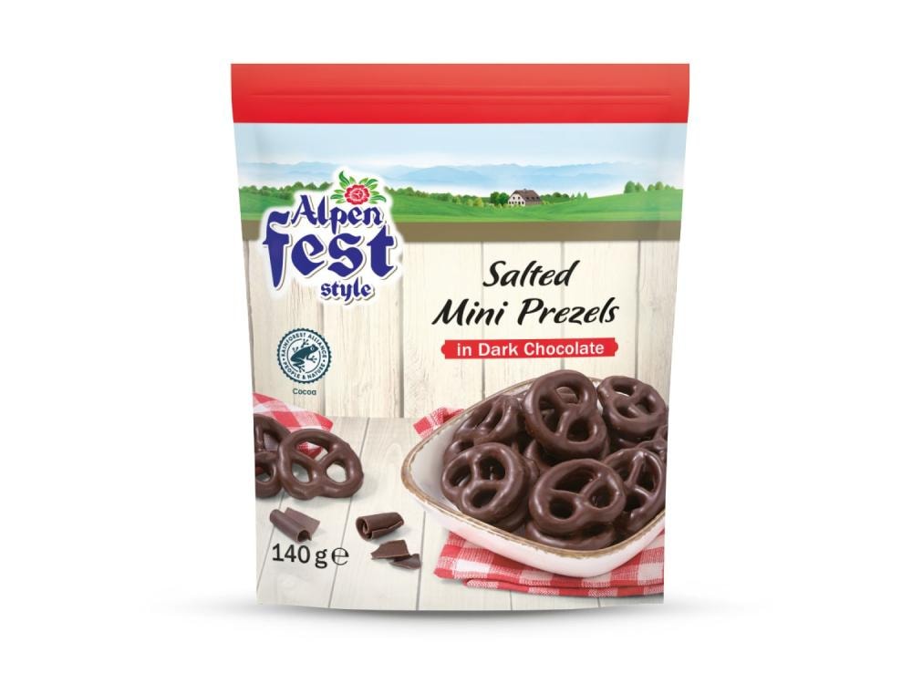 Mini čokoladni pereci 140 g
