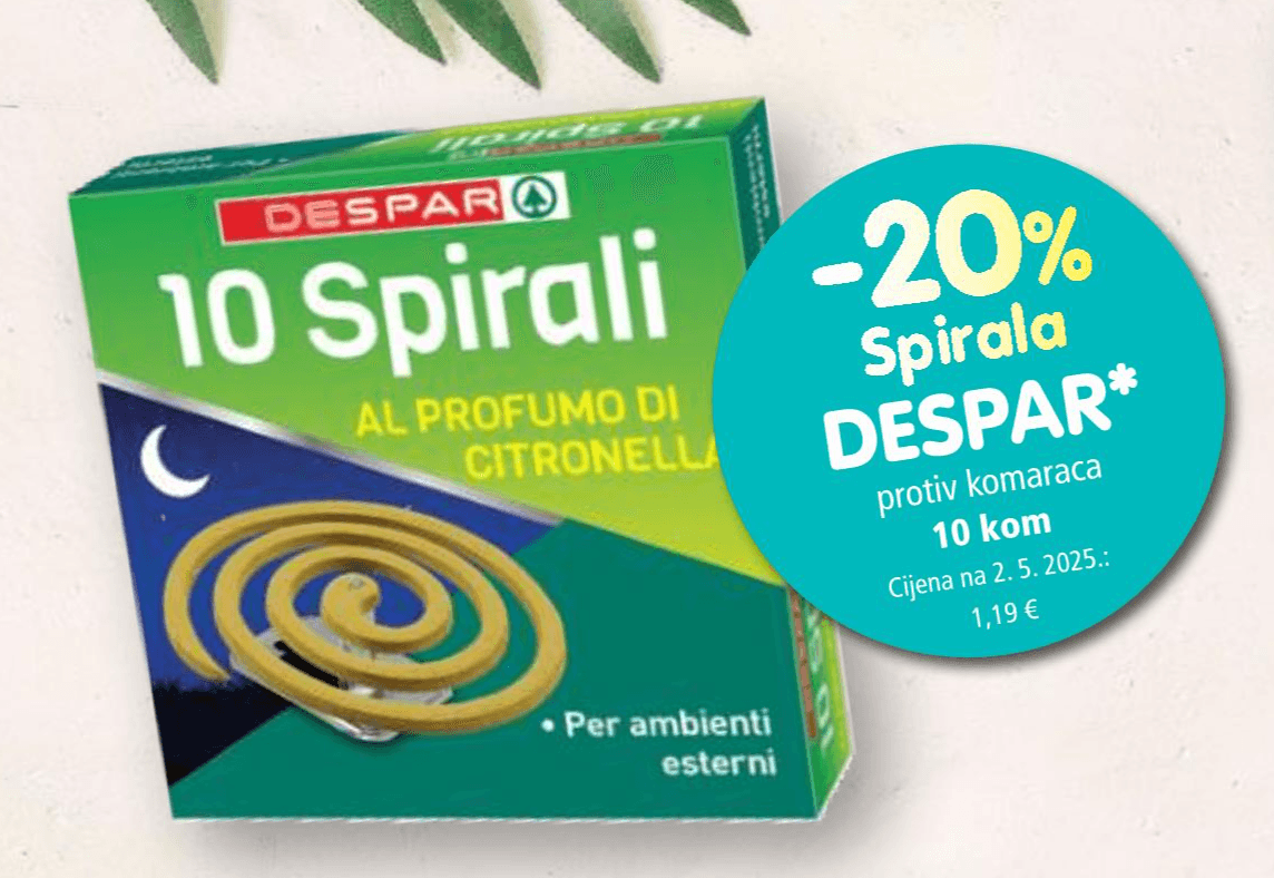Despar spirale  10 kom