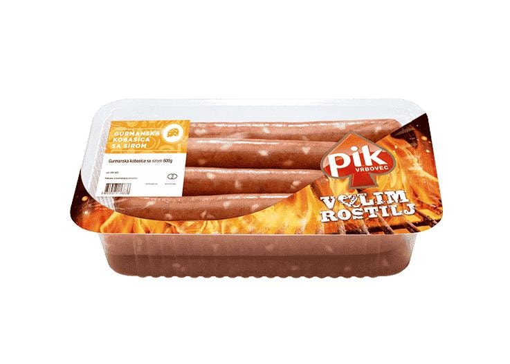 Gurmanska kobasica sa sirom 600g