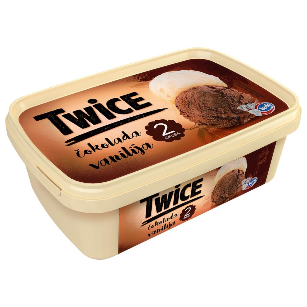 Sladoled twice 2x1 l