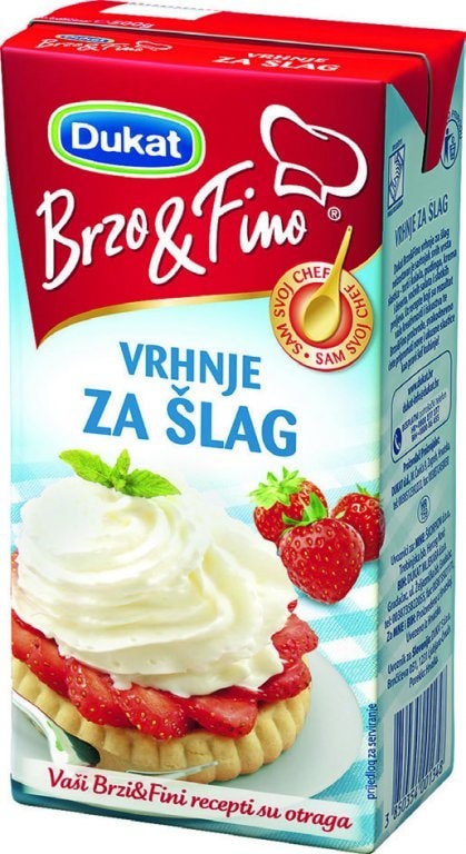 Brzo&fino vrhnje za šlag 0,5l