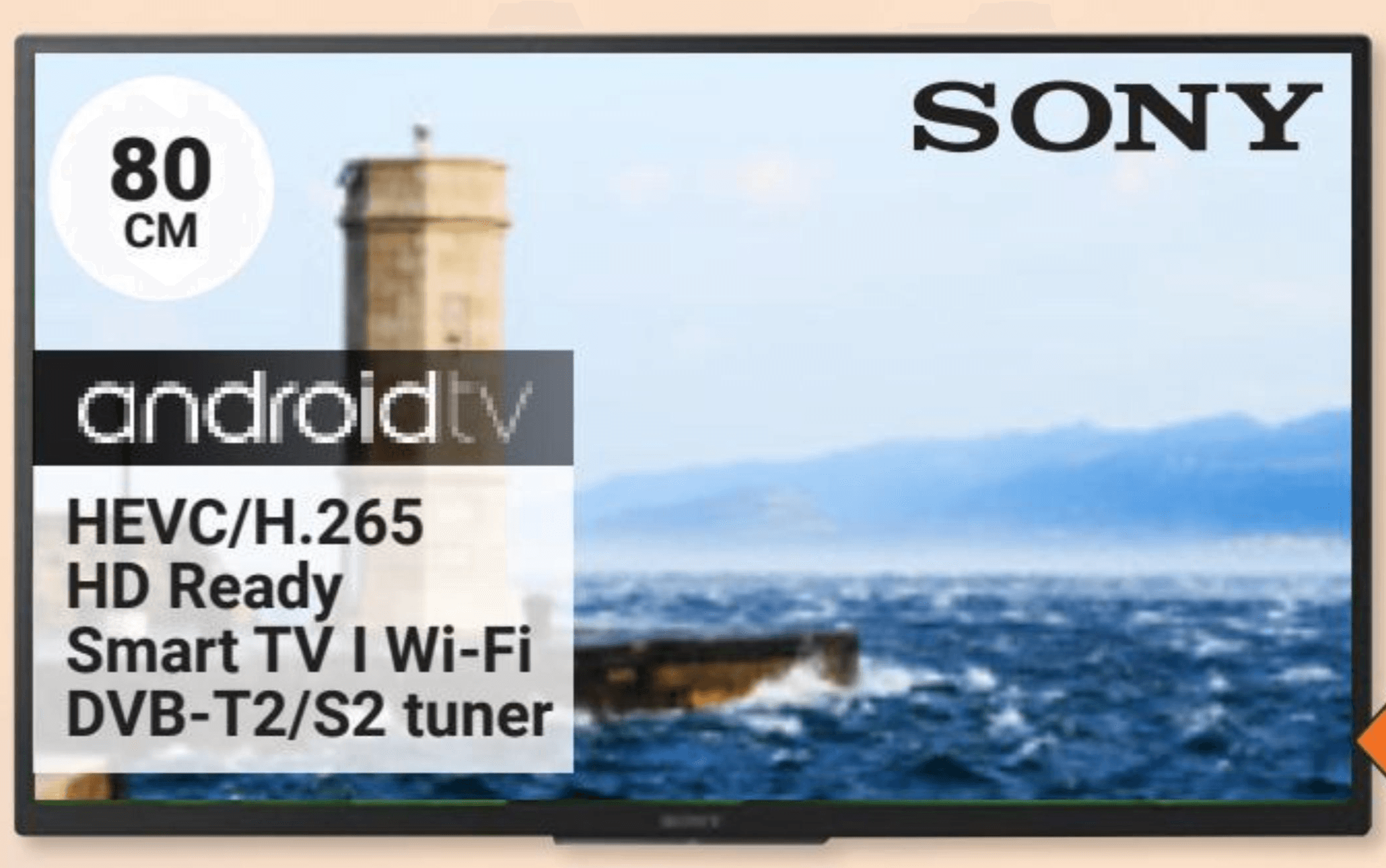 Led tv sony kd32w800p1aep 80 CM SONY