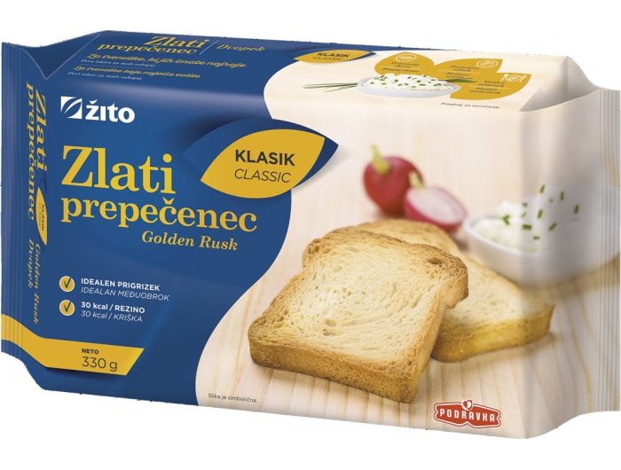 Zlatni prepečenac klasik 330 g