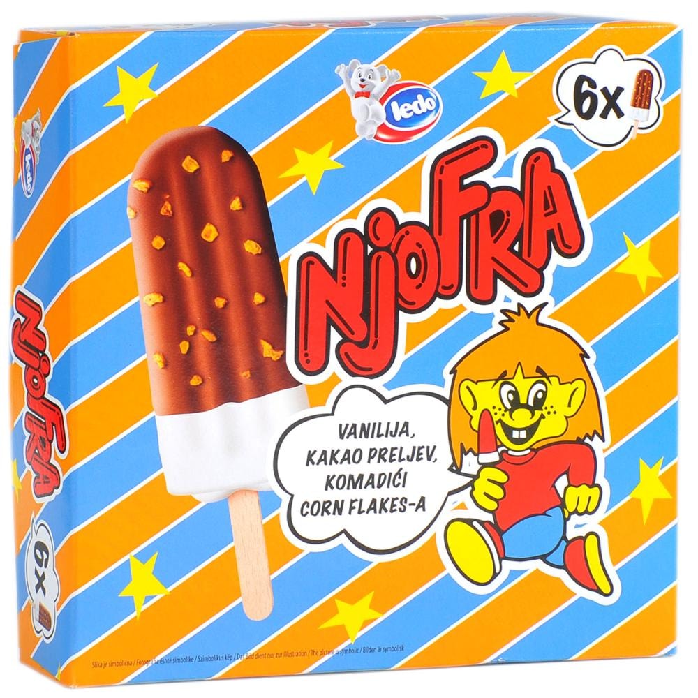 Sladoled njofra 6x