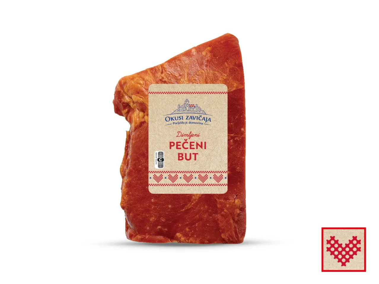 Dimljeni pečeni svinjski but cca 1 kg