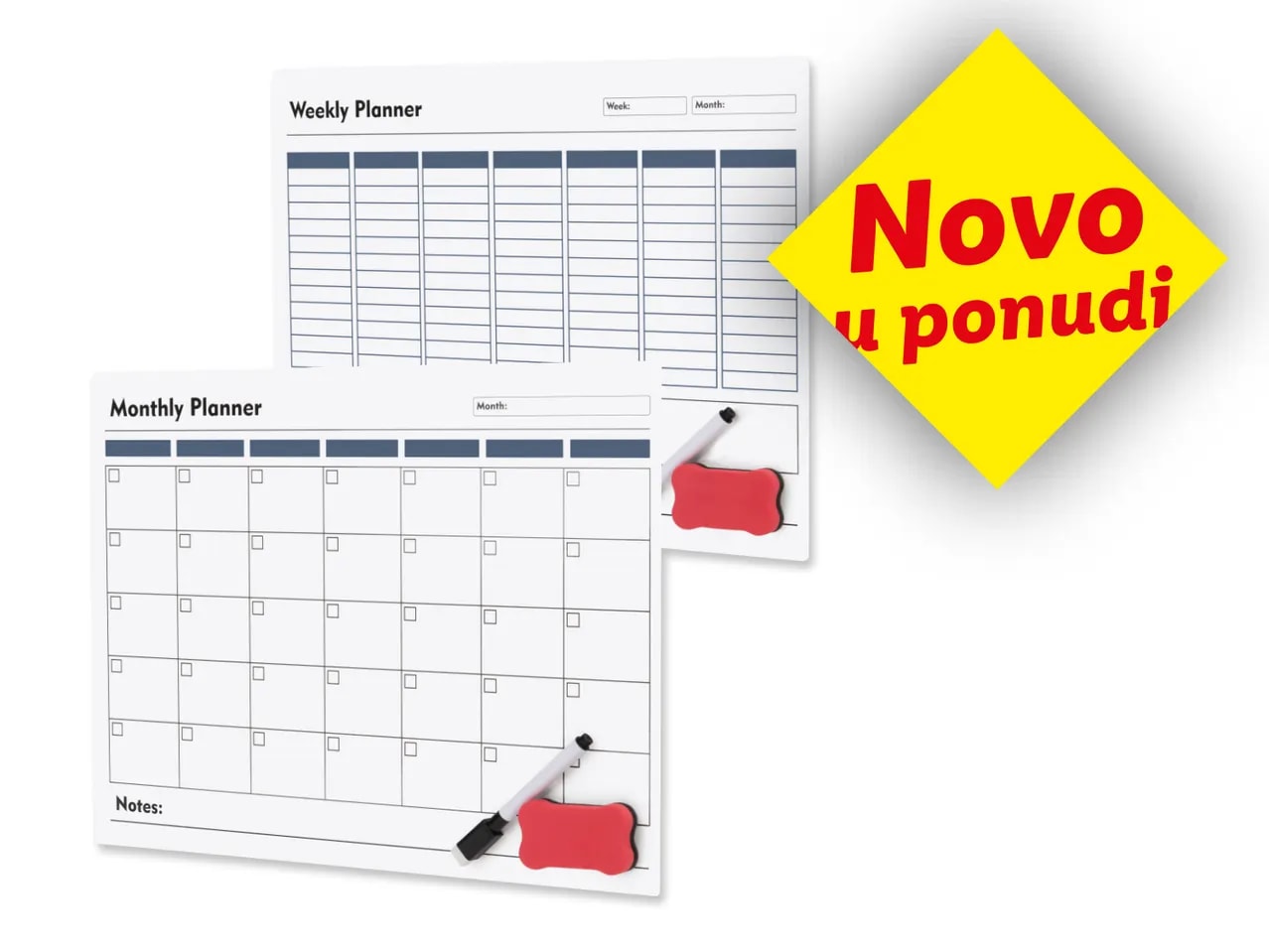 Magnetski tjedni ili mjesečni planer