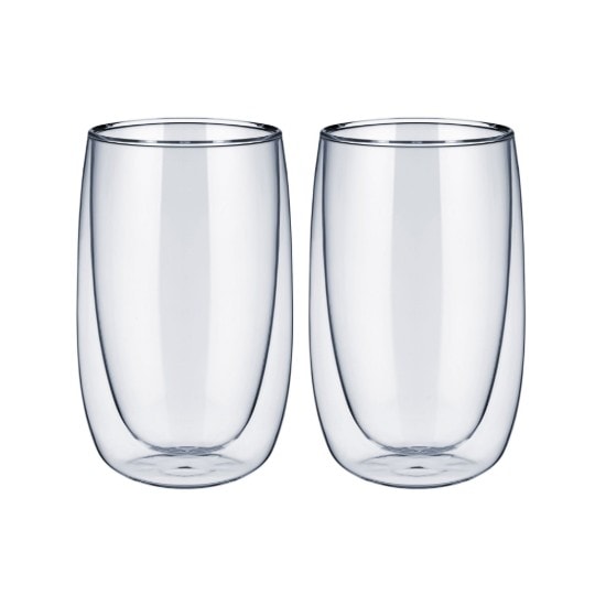 Set staklenih čaša s dvostrukom stijenkom 2-dijelni set, 390 ml