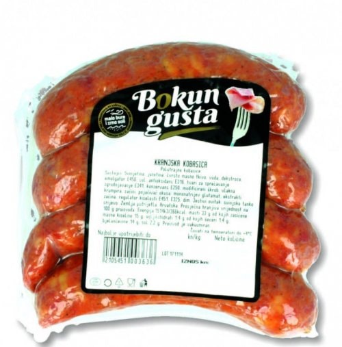 Bokun gušta kobasica kranjska 640 g