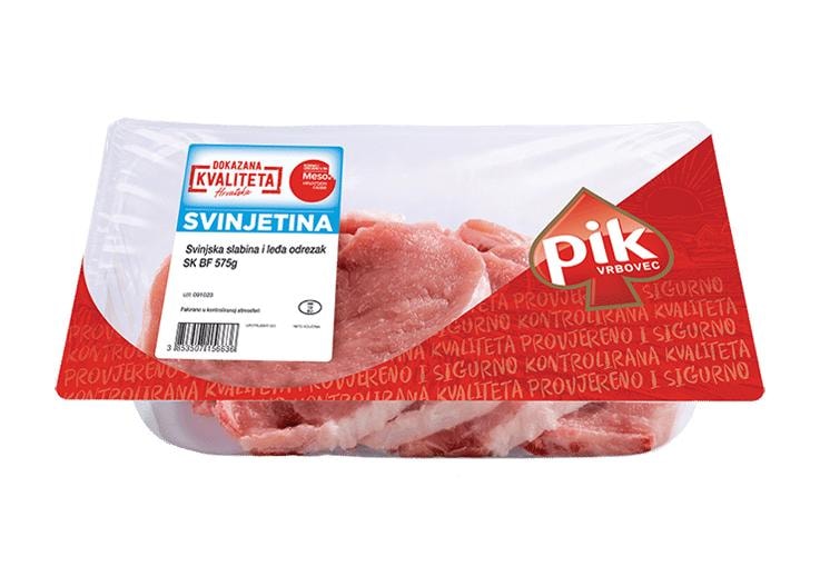 Svinjska slabina i leđa odrezak 575g