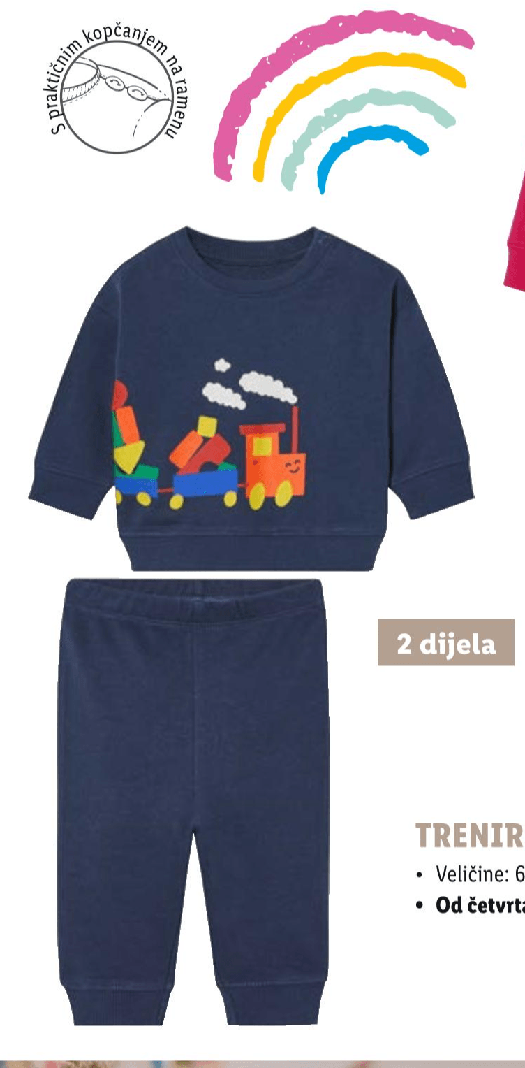 Trenirka za bebe 2 dijela
