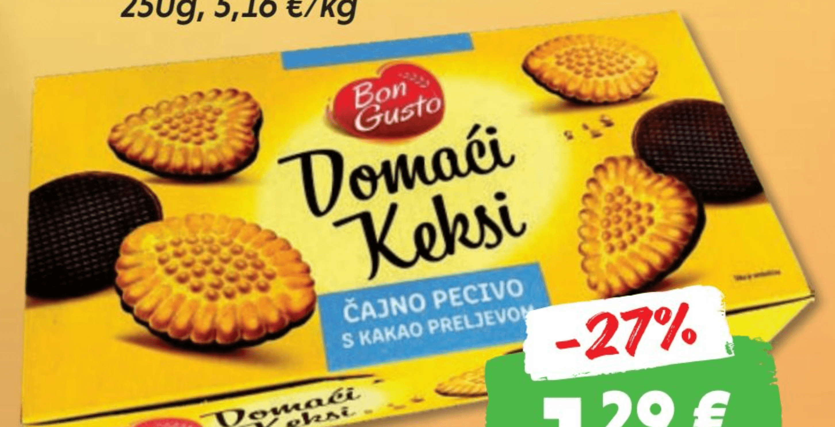 Bon gusto domaći keksi 250 g