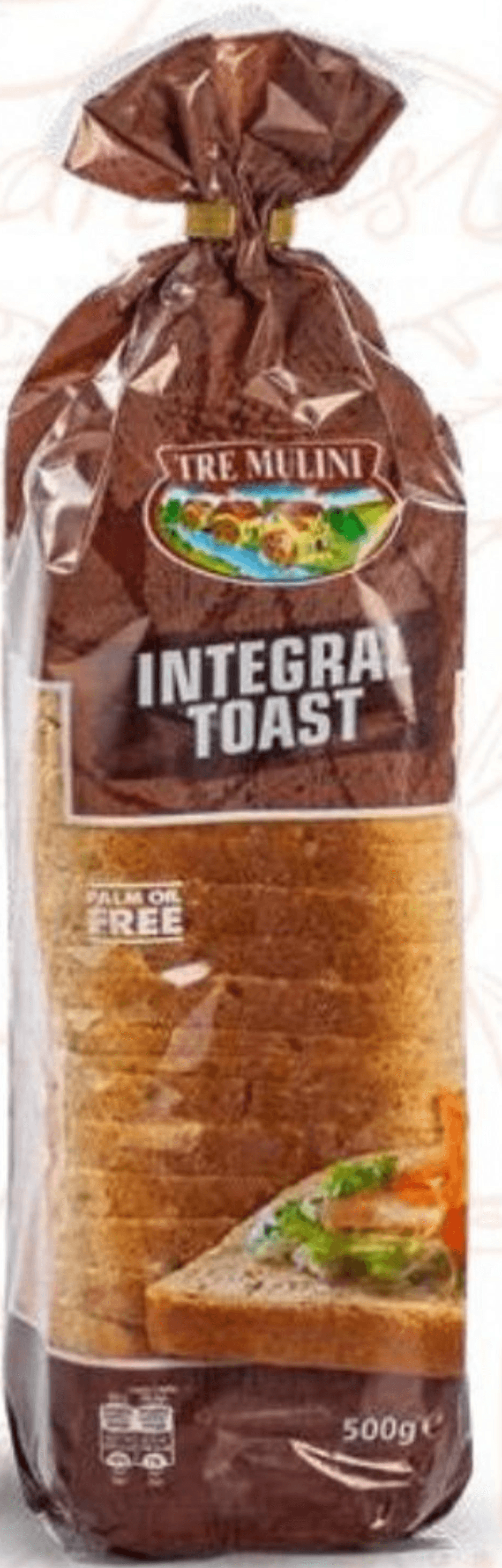 Toast kruh integralni 500 g
