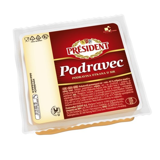 Sir president podravec 400g