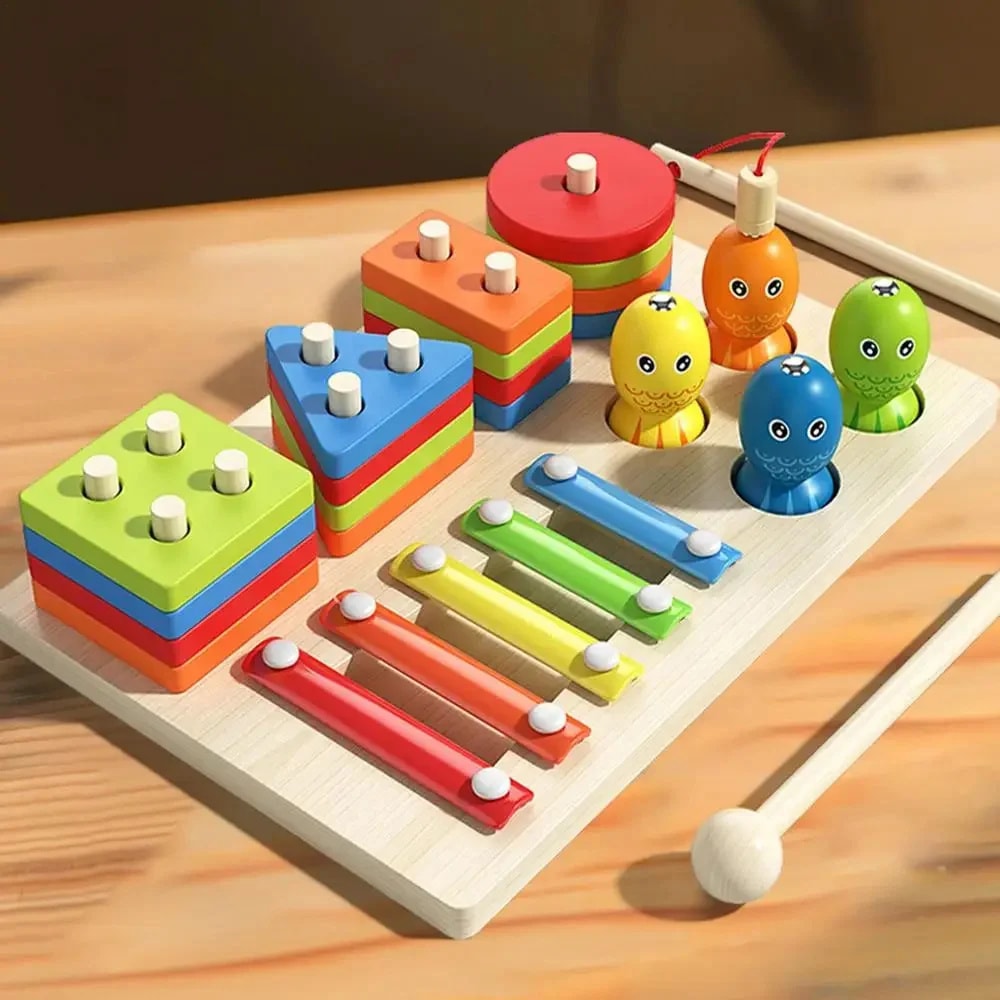 Drvene igračke montessori komad ili pakiranje