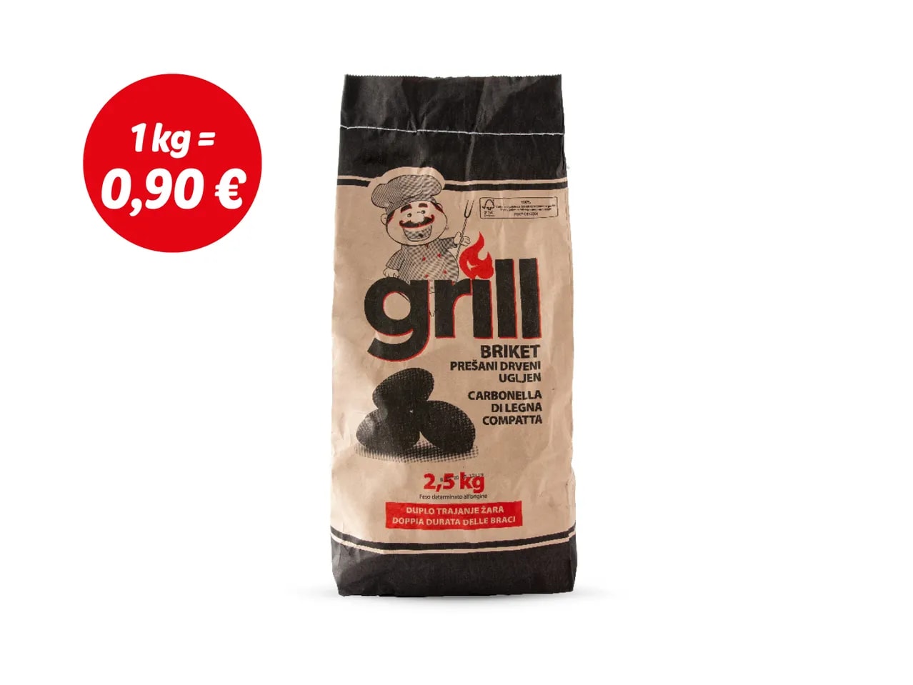 Briketi 2,5 kg