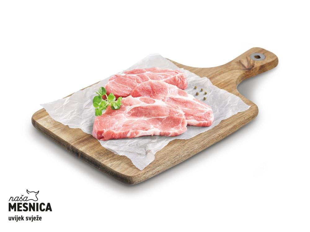 Svježi svinjski vrat odrezak cca 800 g