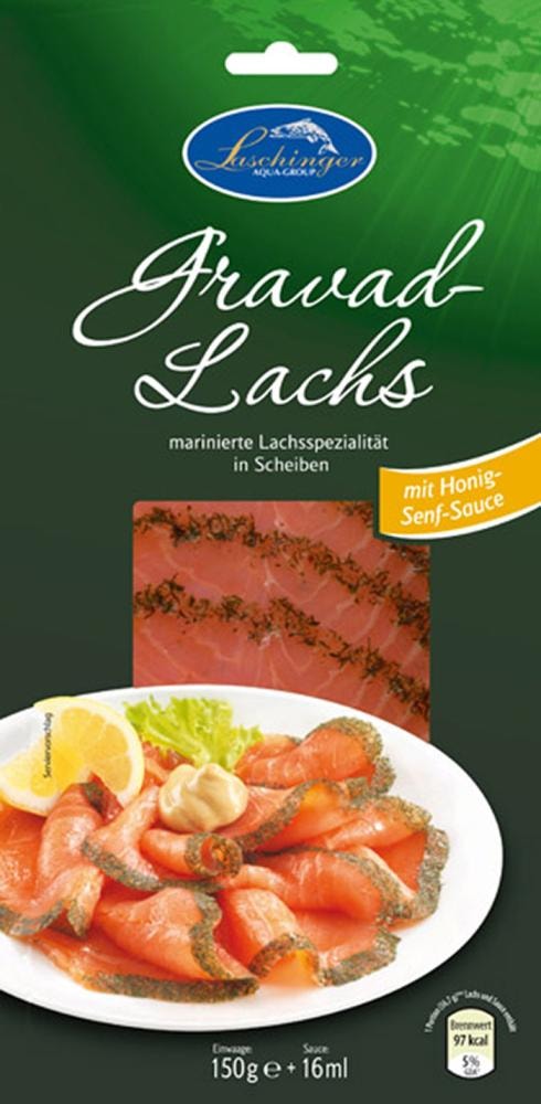 Räucherlachs, gravad lachs