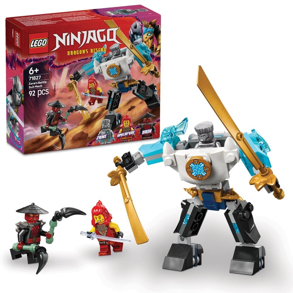 Lego ninjago zane's dragon power mech 92 pcs