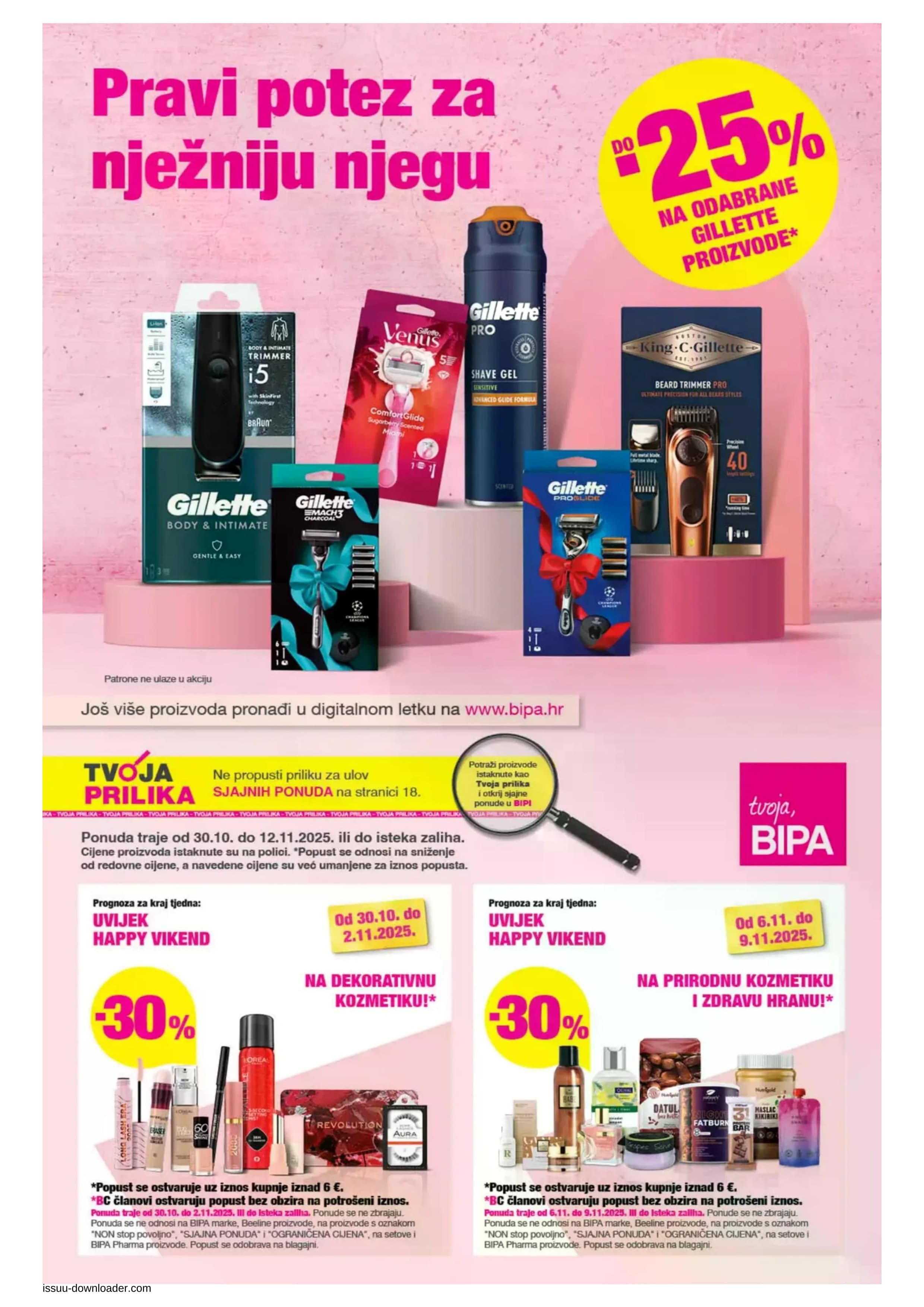 Stranica 1. Bipa kataloga - Akcije od 30.10. do 12.11.2025.