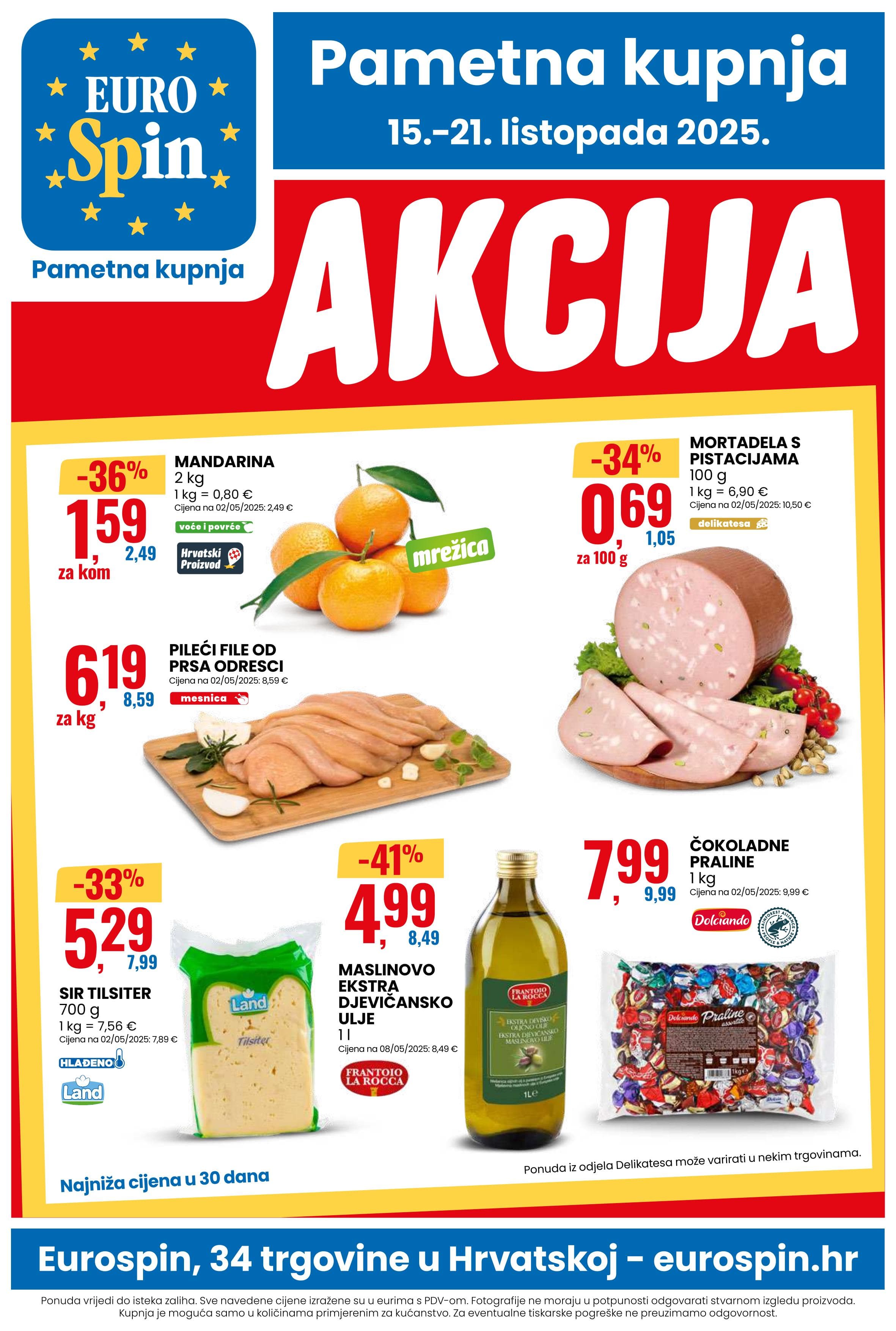 Stranica 1. Eurospin kataloga - Akcije od 15.10. do 21.10.2025.